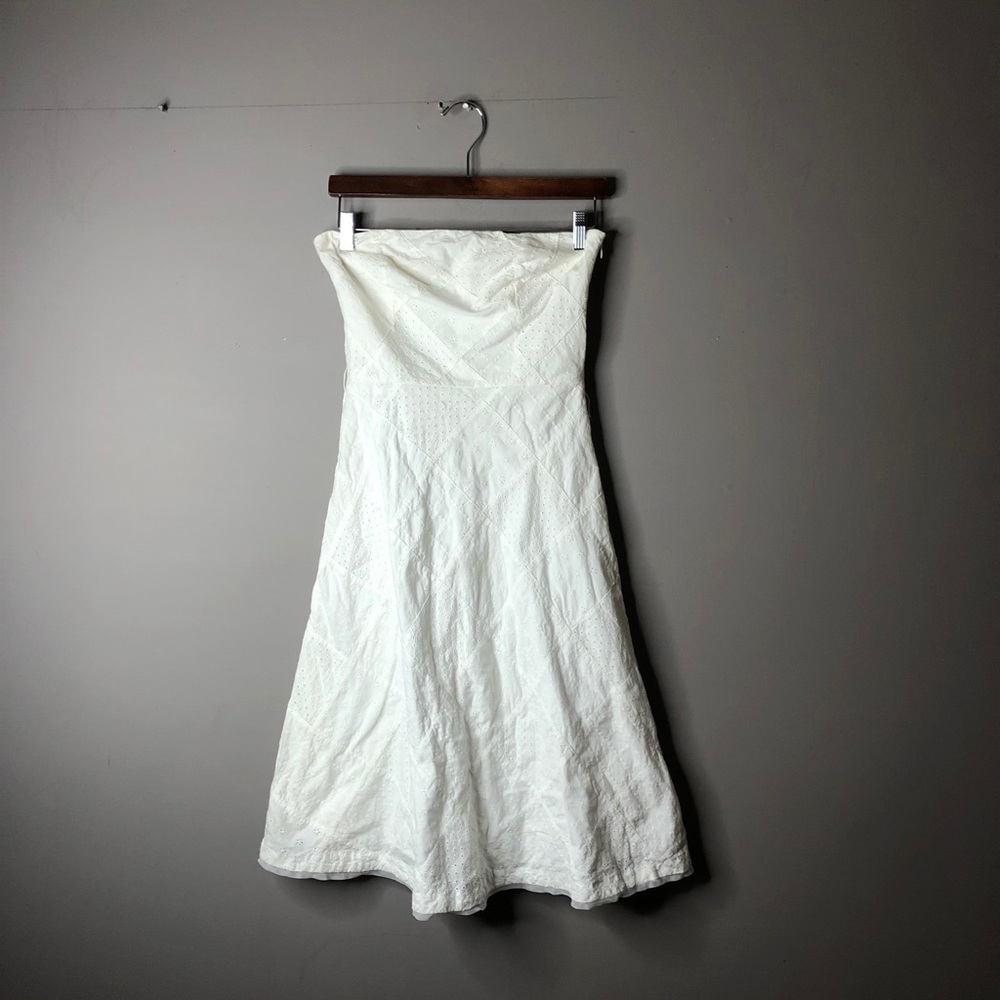 American eagle white strapless eyelet 4